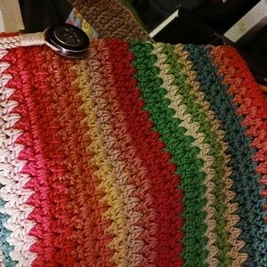 Multi colored Sak purse